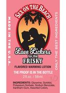 Love Lickers Passion Fruit Flavored Warming Massage Oil 2oz...