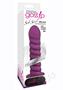 Gossip Soft Swirl 21x Rechargeable Silicone Vibrator With Remote - Purple